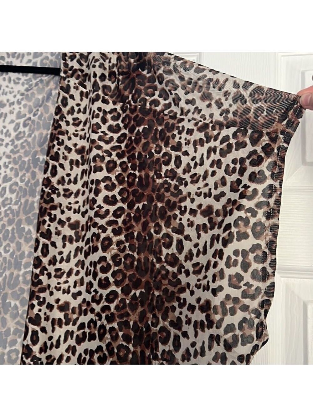 Lulus Cheetah Print Mesh Kimono - Picture 5 of 6